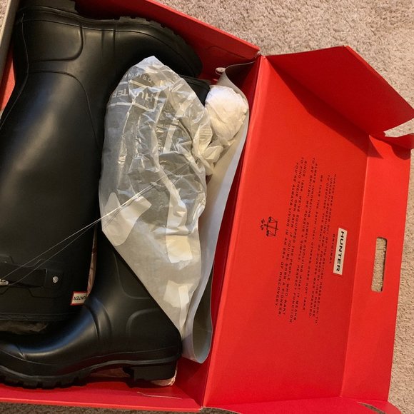 Brand New Women's Original Tall Rain Boots: Black - Picture 2 of 6